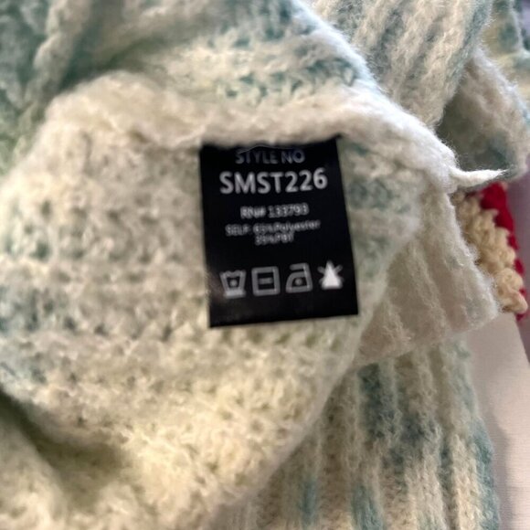 POL Oversized Tie Dye Effect Slouchy Sweater tunic Size MED Hi Lo Hem - Picture 6 of 7